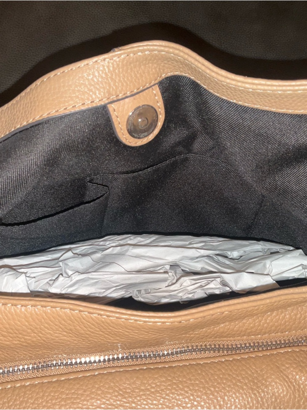 Vince Camuto Leather Shoulder Hobo Bag - Picture 13 of 15